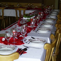 gedeckte Tafel im Hotel Sonnenhof